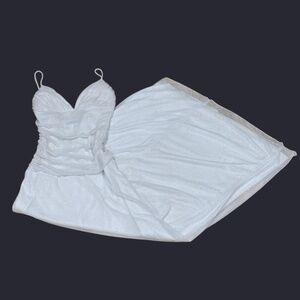 City Triangles Women's Strappy White Dress